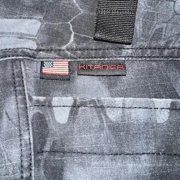 Kitanica Backcountry Pants Ripstop Gray Kryptek Typhon Camo Size 30x33 Rare - Picture 5 of 7